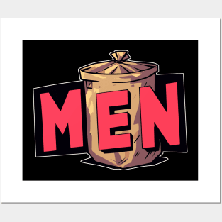 Men are trash Posters and Art